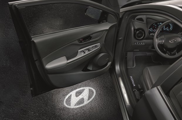 LED-Türprojektion, Hyundai Logo